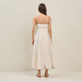 Able - Vestido midi com laço Kristen