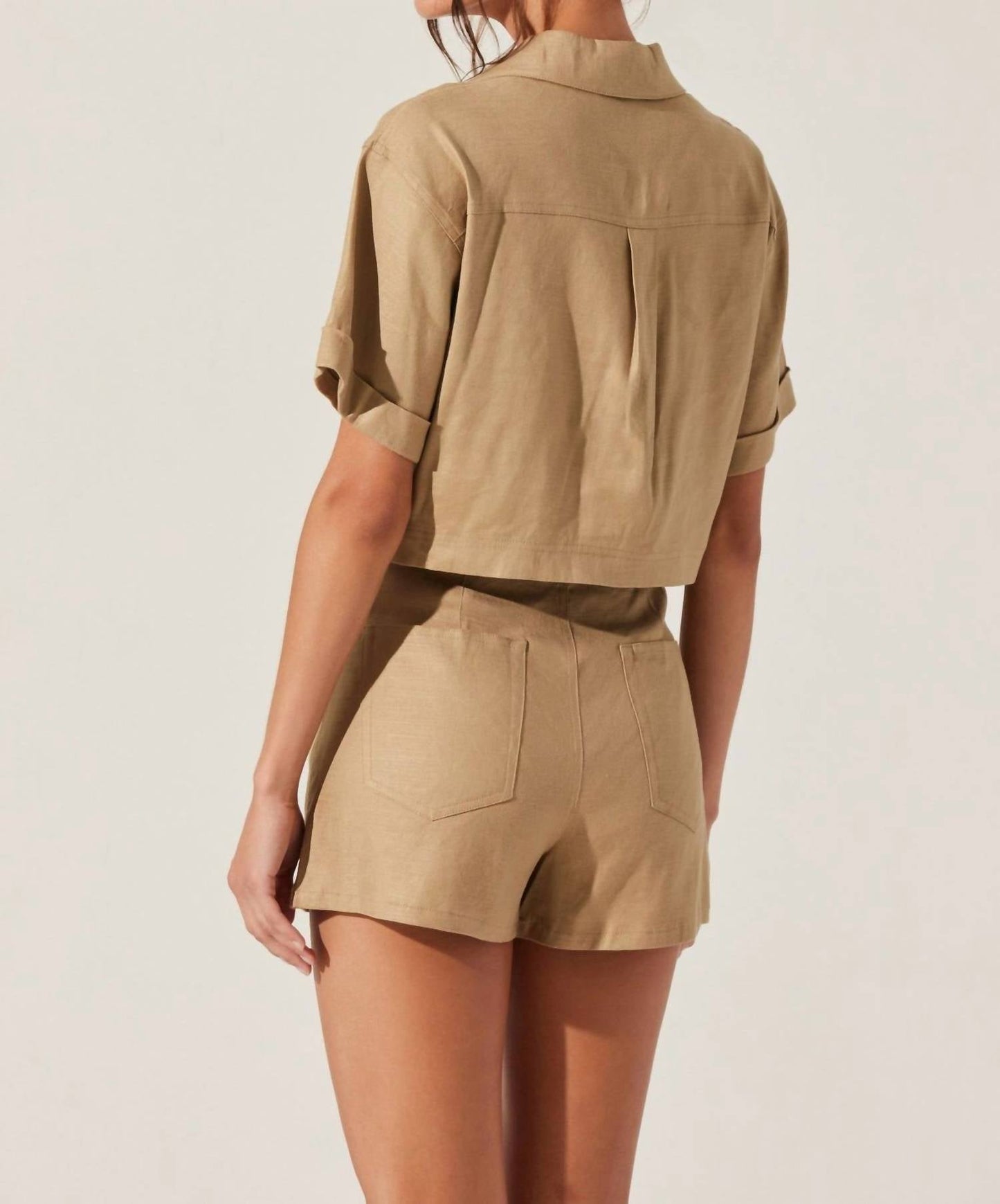 Astr - Collar Top With Pockets