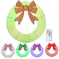 60-Inch Lighted Christmas Wreath with Remote & Dual-Color LEDs – Festive Holiday Decor