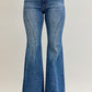 Judy Blue - Jaqueline Angular Seam Flare Jeans