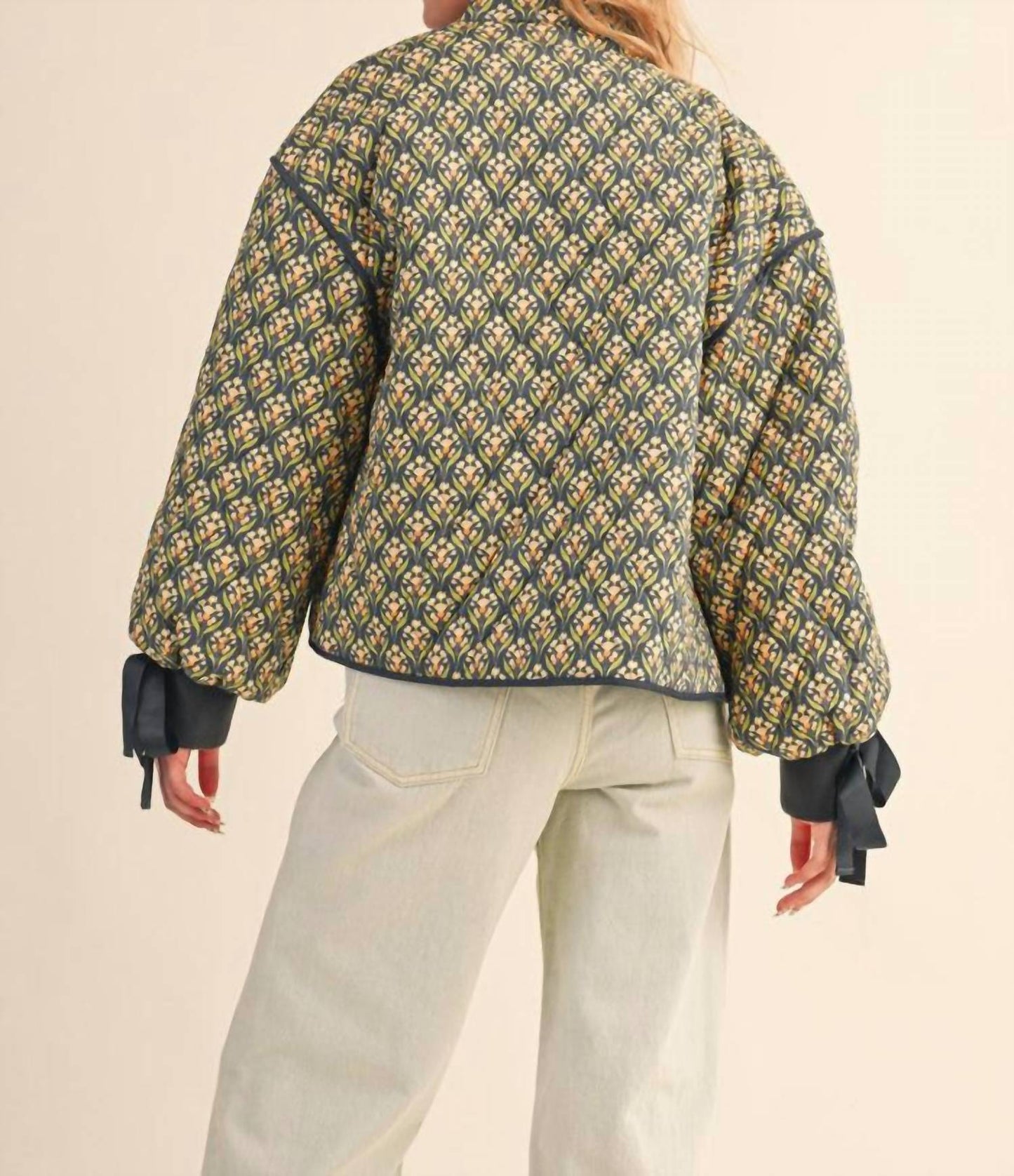 &Merci - Level Up Floral Quilted Jacket