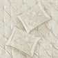 7 Piece Tufted Comforter Set Ivory King