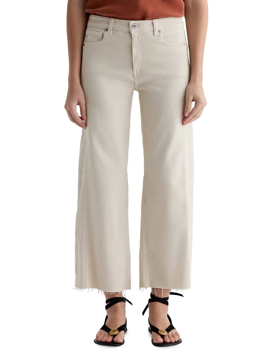 Ag Jeans - Saige Wide Leg Cropped Jeans