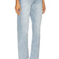 Pistola - Lexi Mid Rise Bowed Straight Jeans