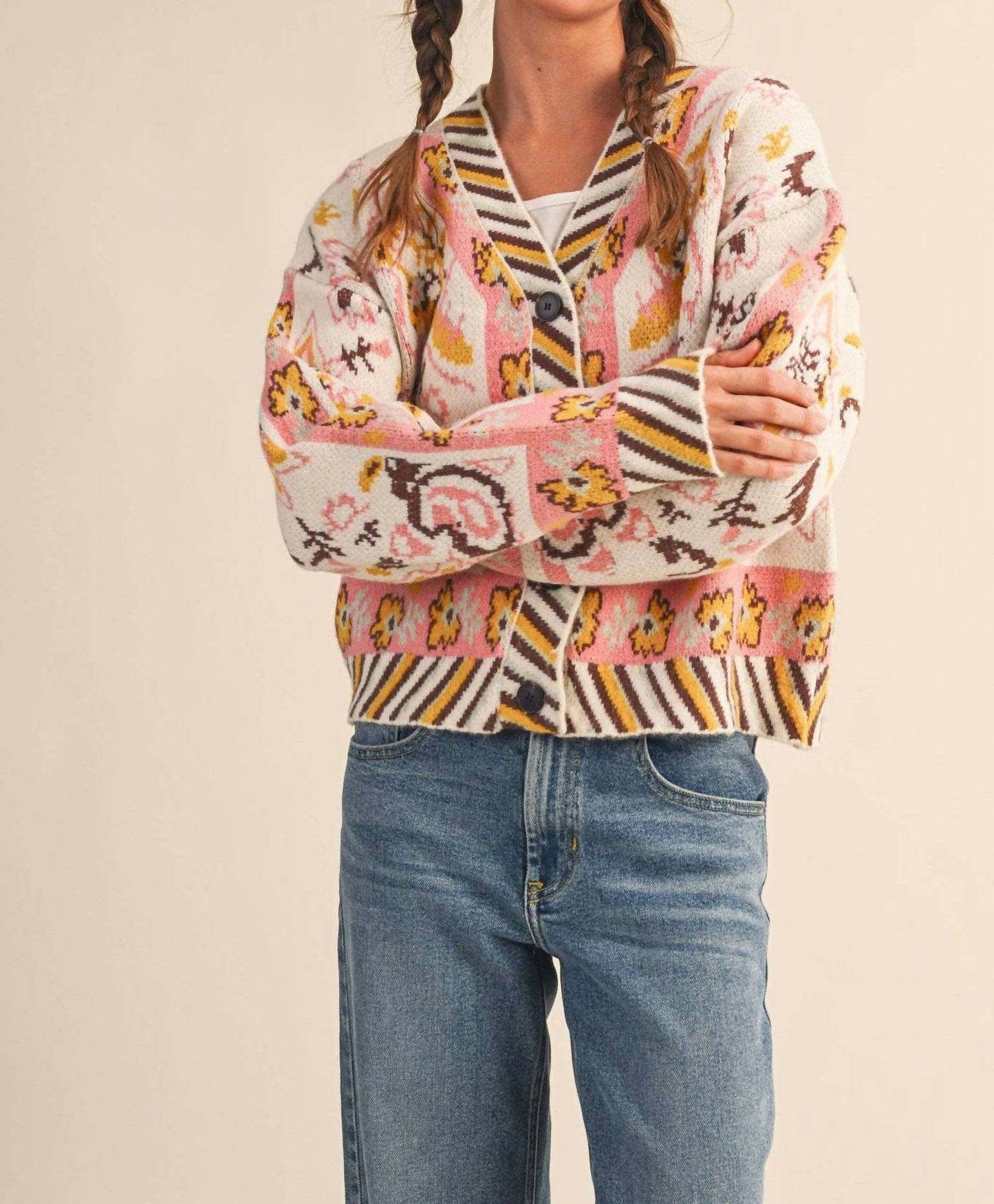 &Merci - Paisley Knit Cardigan