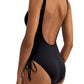 Polo Ralph Lauren - Lace-up Side One Piece Swimsuit