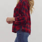 Entro - Plaid Button Up Top