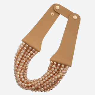 Anb Fashion - Women's Beaded Layered Necklace