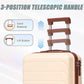 14'/20' 2-Piece ABS Spinner Wheel Luggage Set (Beige)