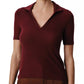 Atm - Modal Rib Split Neck Top