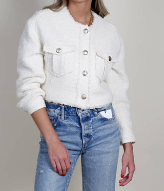 Generation Love - Emille Tweed Bomber Jacket