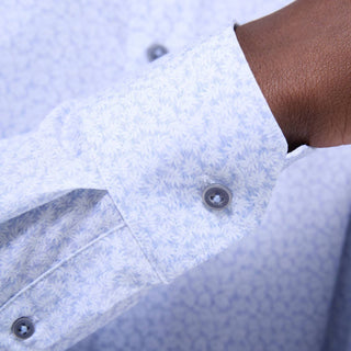 Bugatchi Uomo - Camisa Ooohcotton com estampa de folhas de James
