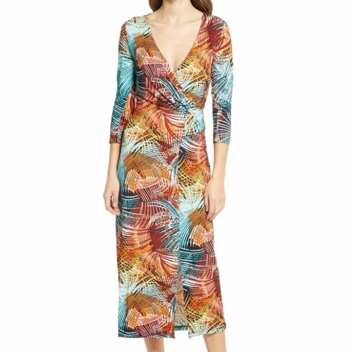 Ilse Jacobsen - Floral Print Faux Wrap Midi Dress