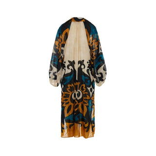 Devotion Twins - Vestido longo de manga comprida alegre