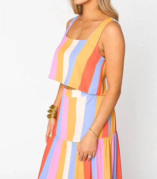 Buddylove - Conjunto de saia listrada para menino da piscina COOKIE