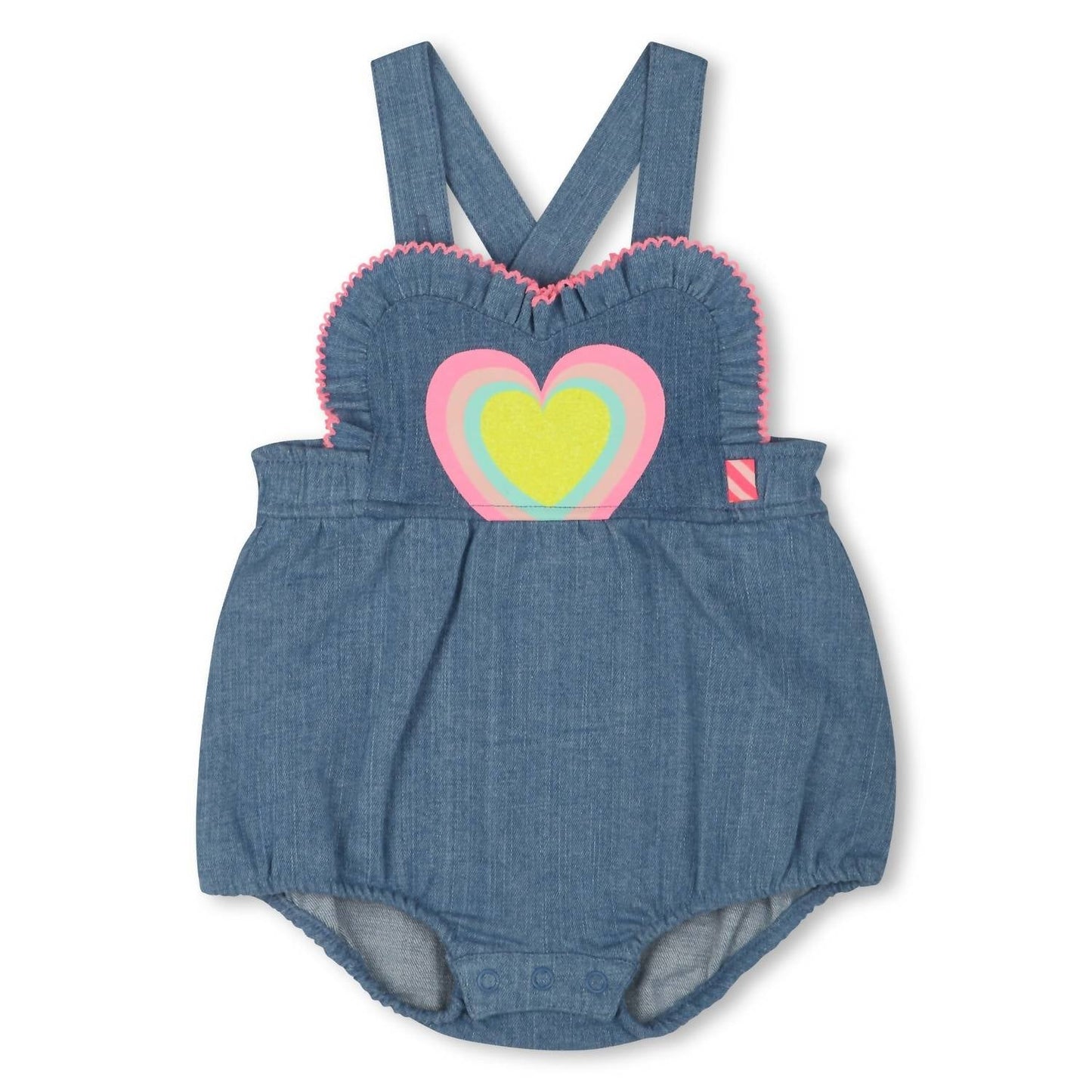 Billieblush - Newborn Denim Overalls