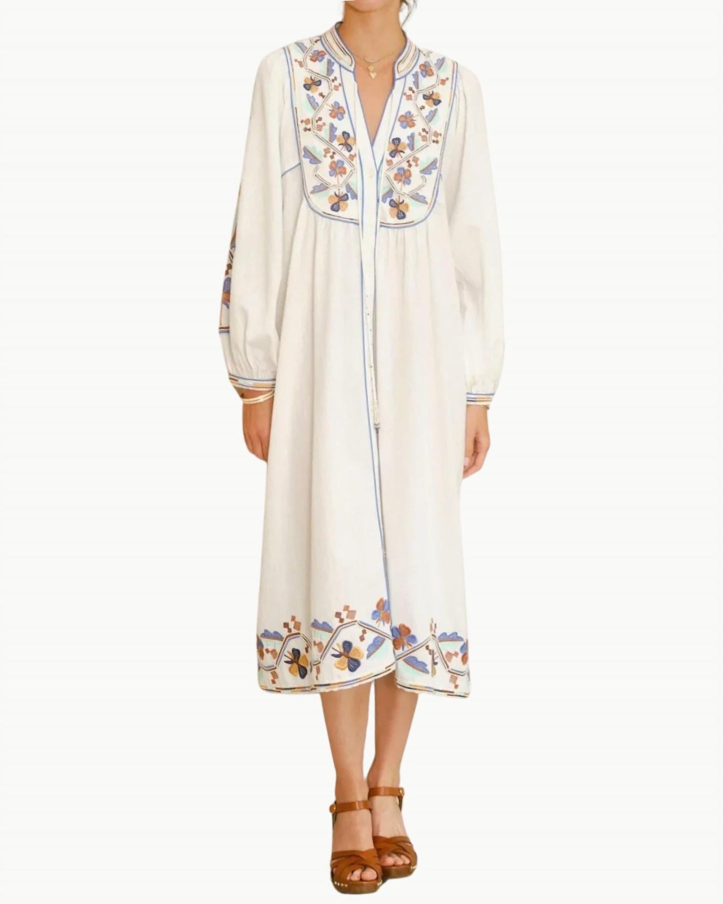 M.A.B.E. - Arielle Embellished Tunic Dress