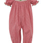 Anavini - Kids Smocked Santa Claus Romper