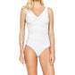 Profile By Gottex - Surplice High Back One Piece Swimsuit