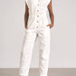 Elan - Women's Denim Sleeveless Jumpsuit