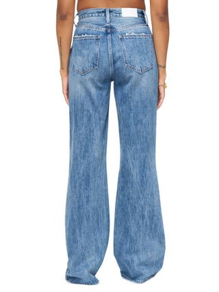 Pistola - Calça Jeans Flare Relaxed de Cintura Alta Stevie