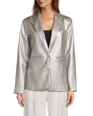 Area Stars - Liana Faux Leather Blazer