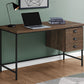 Computer Desk For Home Office, Laptop, 3 Storage Drawers, Contemporary & Modern