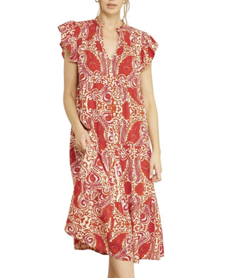 Entro - Print Midi Dress
