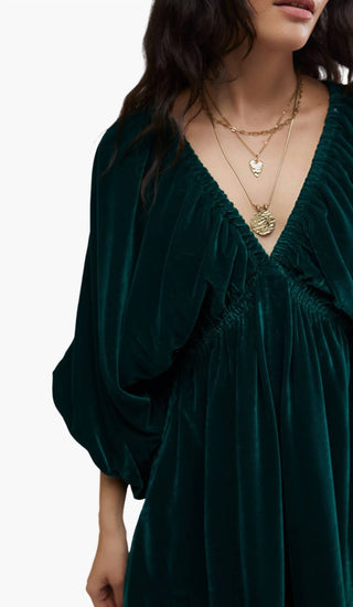 Free People - Portia Velvet Mini Dress