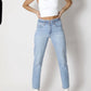 Habitual - High Rise Pleated Waistband Jeans
