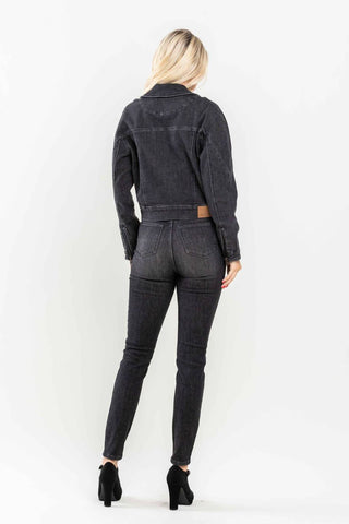 Judy Blue - Calça jeans skinny com controle de barriga e cintura alta