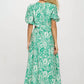 Meet Me In Santorini - Verdant Cut Maxi