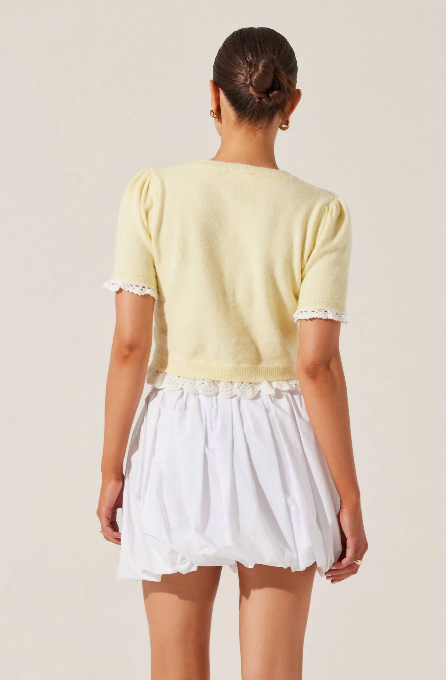 Astr - Libi Bubble Mini Skirt