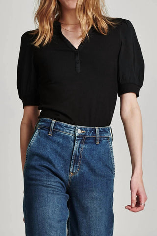 Another Love - Blusa Tanner com mangas bufantes