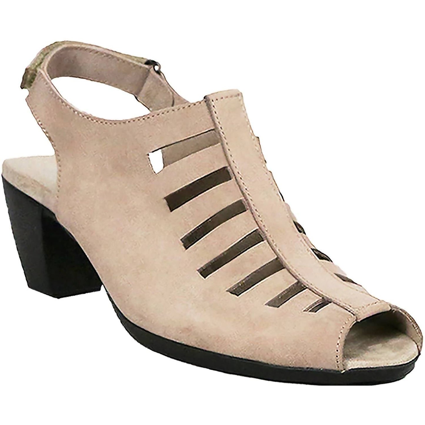 Munro - Women's Abby Nubuck Ankle Strap Heel Sandals