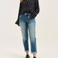 Judy Blue - Cool Denim With Cross Back Belt Loop Boyfriend Jeans