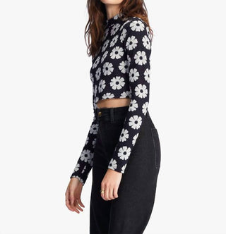 Billabong - Blusa de malha manga comprida Daisy Days