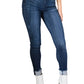 Judy Blue - Mid-Rise Cuffed Skinny Jeans