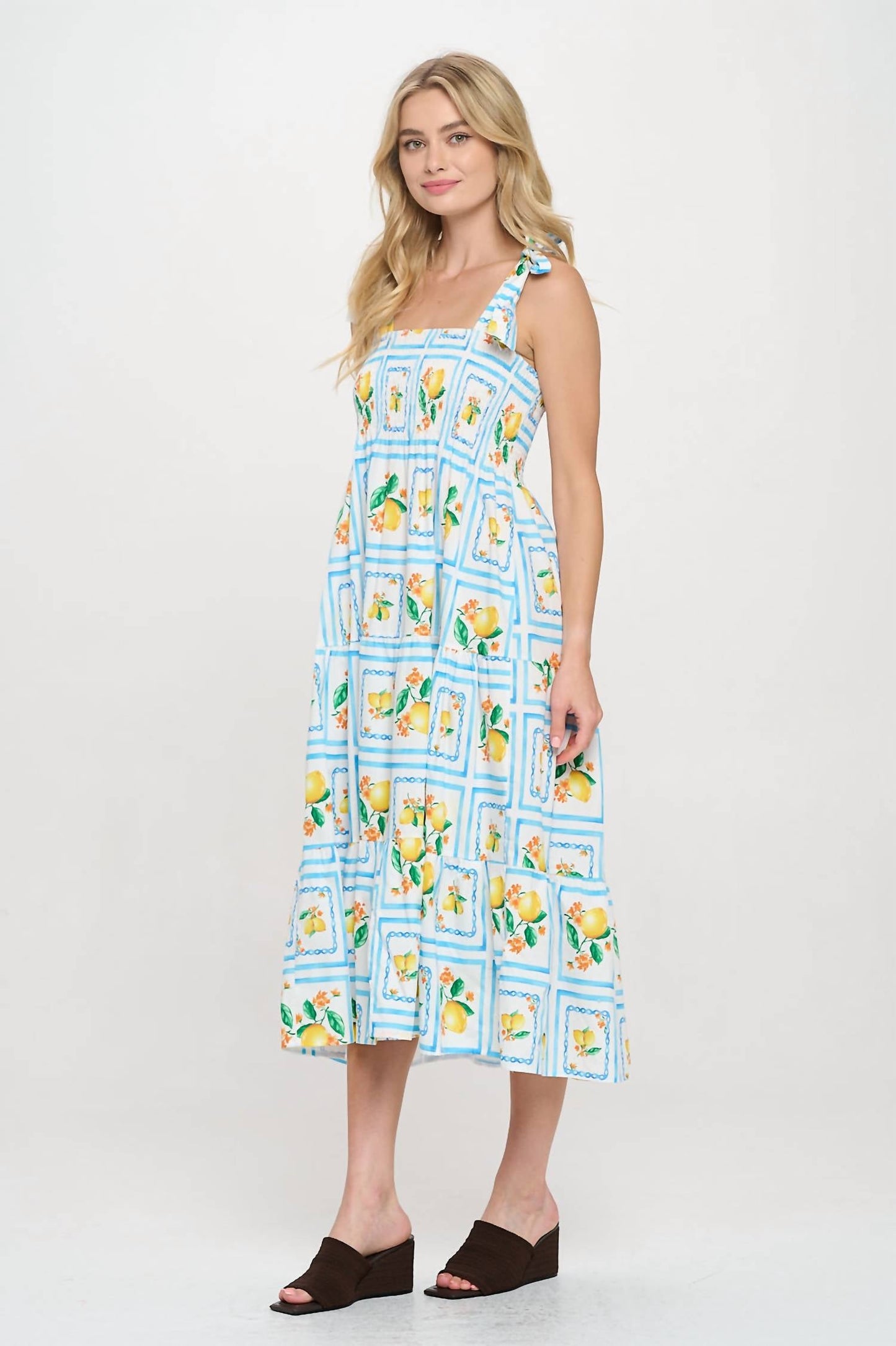 Meet Me In Santorini - Lemonada Bliss Maxi Dress