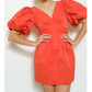 Ina Fashion - Open Bow Back Mini Dress
