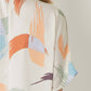 Entro - Brushstroke V-neck Top
