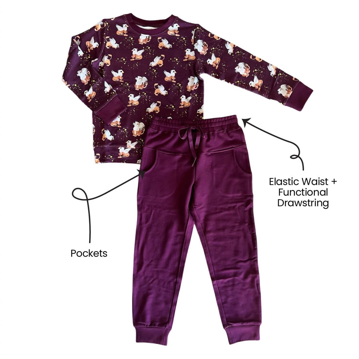 Laree + Co. - Boys Griffin Bamboo Luxe Jogger Set