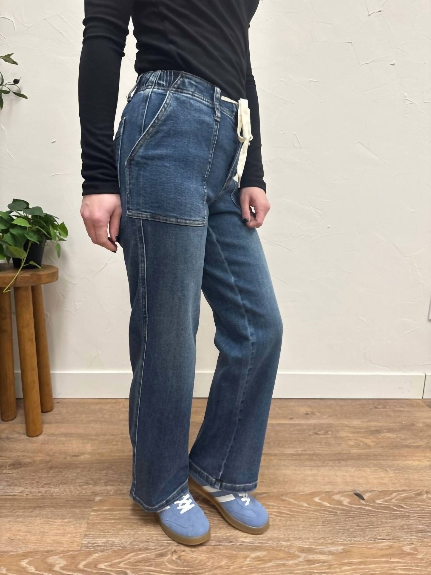 Judy Blue - High Waist Drawstring Jean