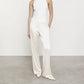 Enza Costa - RIB SLEEVELESS TURTLENECK SWEATER
