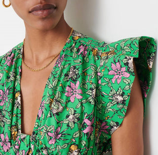 Derek Lam 10 Crosby - Blusa com mangas franzidas Roselyn