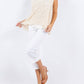 Paparazzi - Crochet Diamond Pattern Hi-Low Tank Top