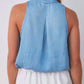 Bella Dahl - Sleeveless Elastic Waist Tank Pullover