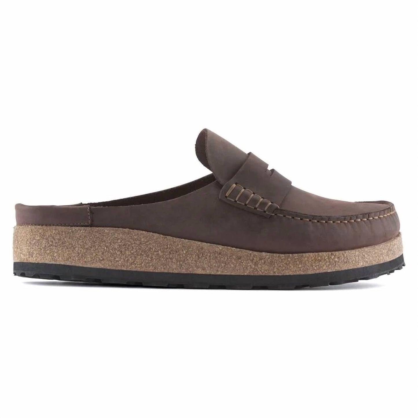 Birkenstock - Men's Naples Natural Leather Oiled Clogs - Regular Fit