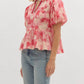 Entro - Abstract Print Top