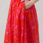 Sugarlips - Arlett Floral Smocked Sleeveless Midi Dress